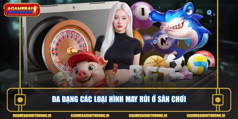 Đa dạng các loại hình may rủi ở sân chơi